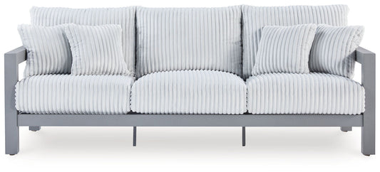 Moonlight View - Sofa With Cushion - Gray