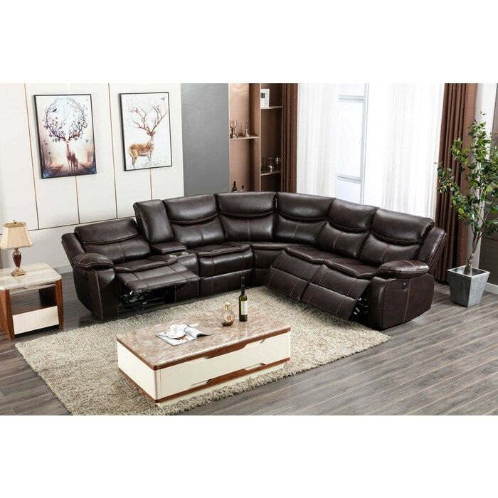 8001 Power Reclining Sectional