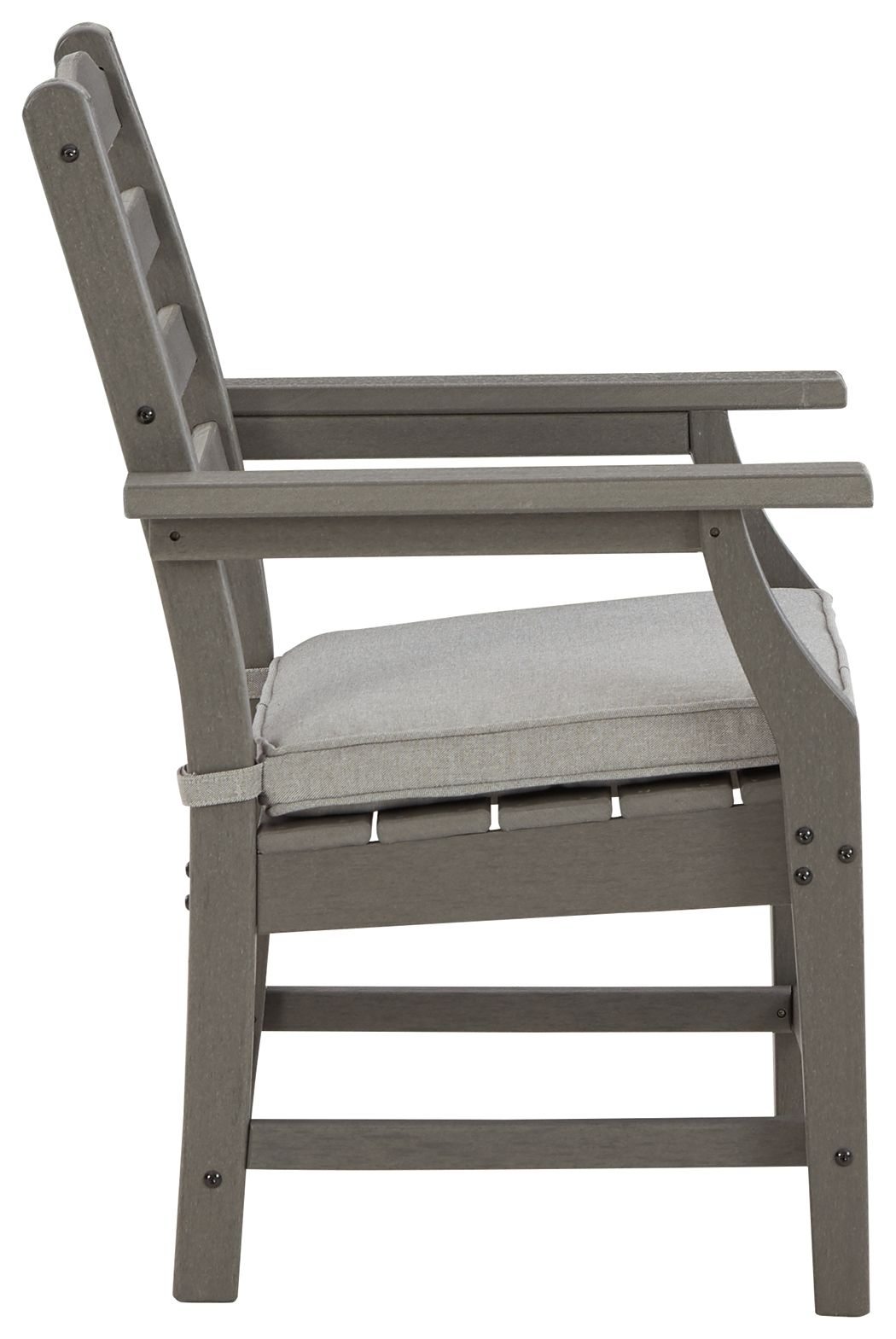 Visola - Arm Chair With Cushion (Set of 2) - Gray