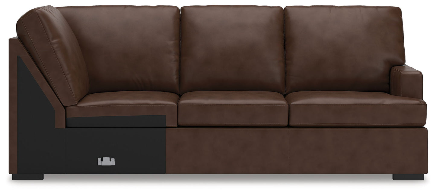 Modern Day - Raf Sofa With Corner Wedge - Coffee