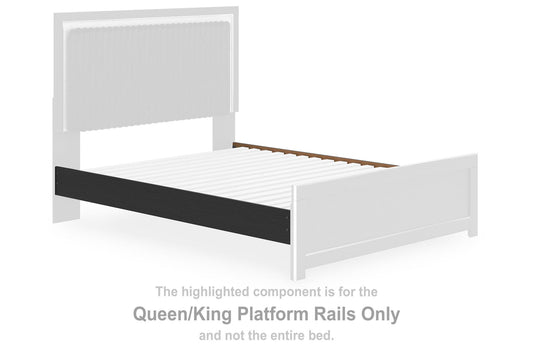 Birmonton - Queen/King Platform Rails - Black