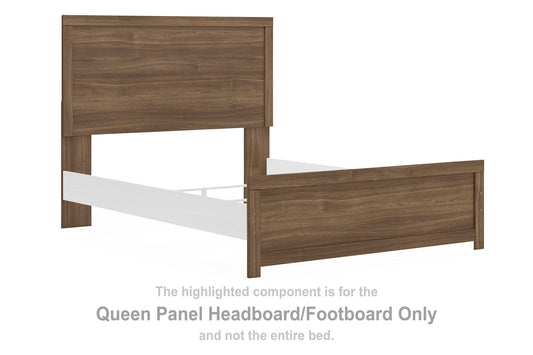 Jonnifer - Queen Panel Headboard/Footboard - Auburn