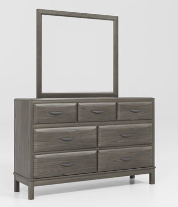 Triscanna - Bedroom Mirror - Gray