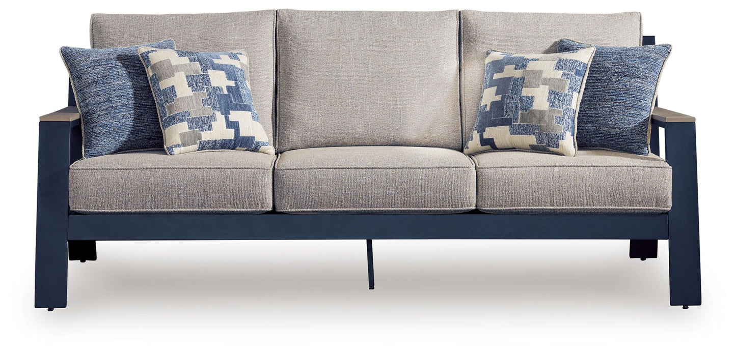 Mabry Shores - Sofa With Cushion - Blue