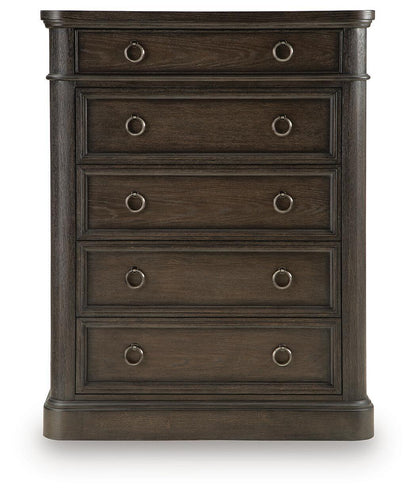 Bannette - Five Drawer Chest - Dark Brown