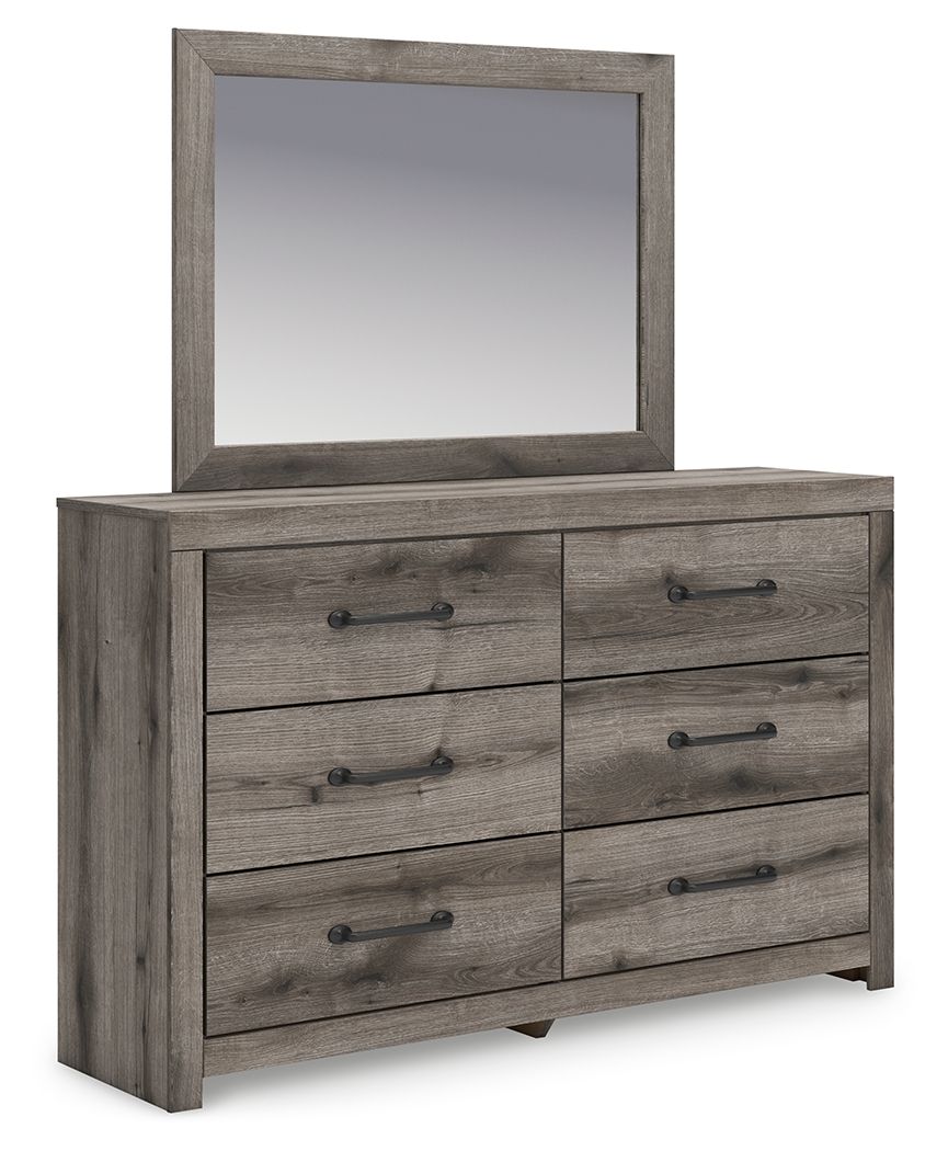 Urbanoore - Dresser And Mirror - Brown Gray