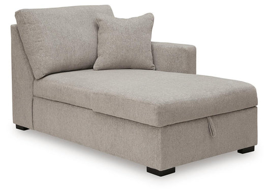 ModMax Luxe - RAF Corner Chaise With Storage - Flint