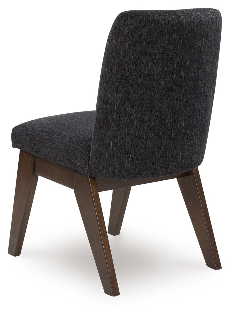 Kendamor - Dining Upholstered Side Chair (Set of 2) - Dark Brown