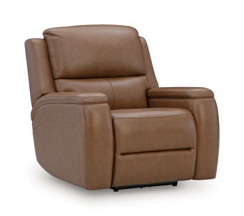 5Z-Hudson Heights - Power Recliner With Adjustable Headrest - Caramel