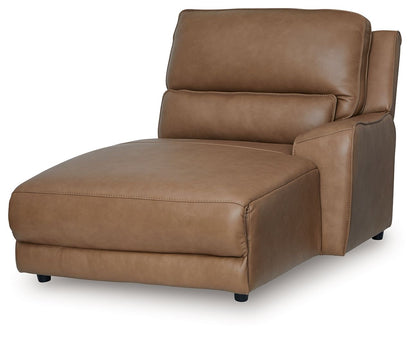 Silverbrooke - RAF Press Back Power Chaise - Caramel