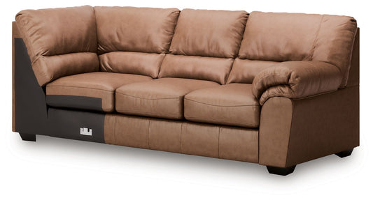 Whitlock - RAF Sofa With Corner Wedge - Caramel