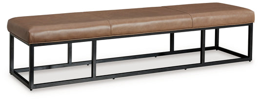 Joston - Accent Bench - Caramel