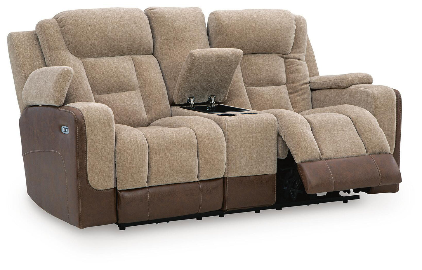 Ultimax - Power Reclining Loveseat With Console / Adjustable Headrest