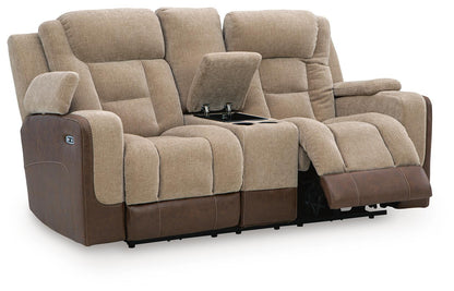 Ultimax - Power Reclining Loveseat With Console / Adjustable Headrest
