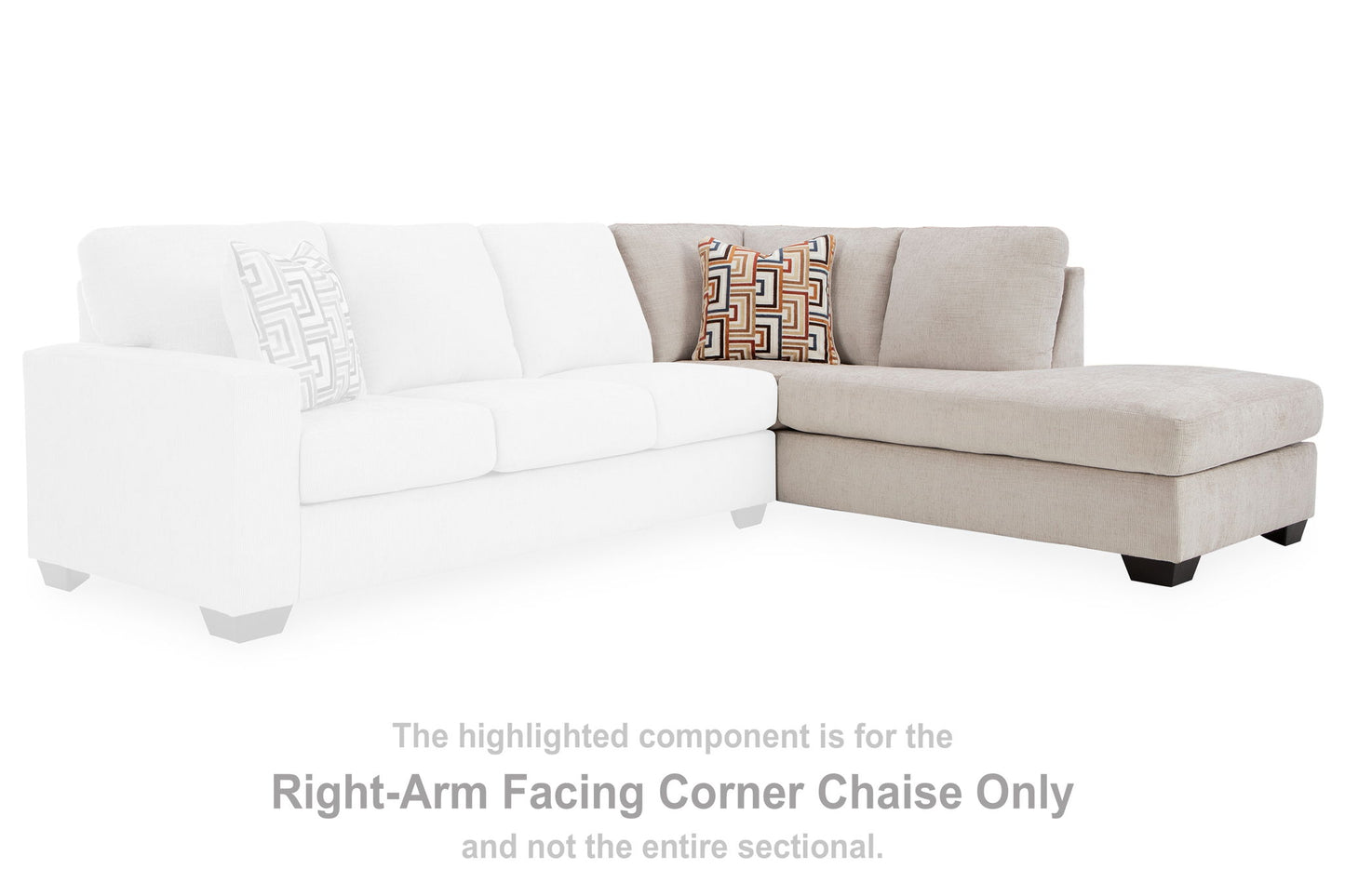 Aviemore - Raf Corner Chaise - Stone