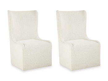 Darimore - Dining Upholstered Wingback Side Chair (Set of 2) - Off White