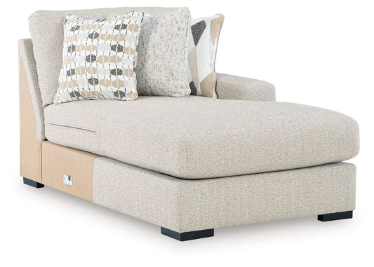 LaureLGrove - RAF Corner Chaise - Pebble