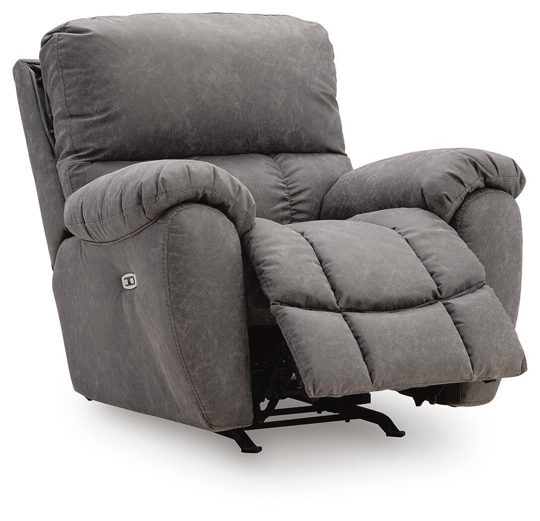 Hadrian Pike - Power Rocker Recliner With Adjustable Headrest - Galaxy
