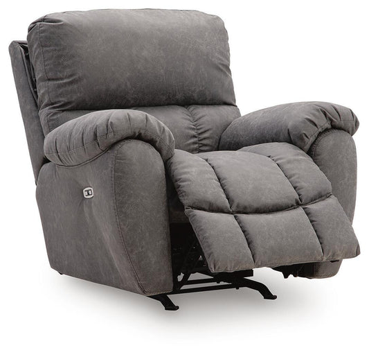 Hadrian Pike - Power Rocker Recliner With Adjustable Headrest - Galaxy