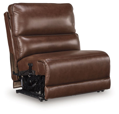 Silverbrooke - Power Armless Recliner With Adjustable Headrest - Canyon