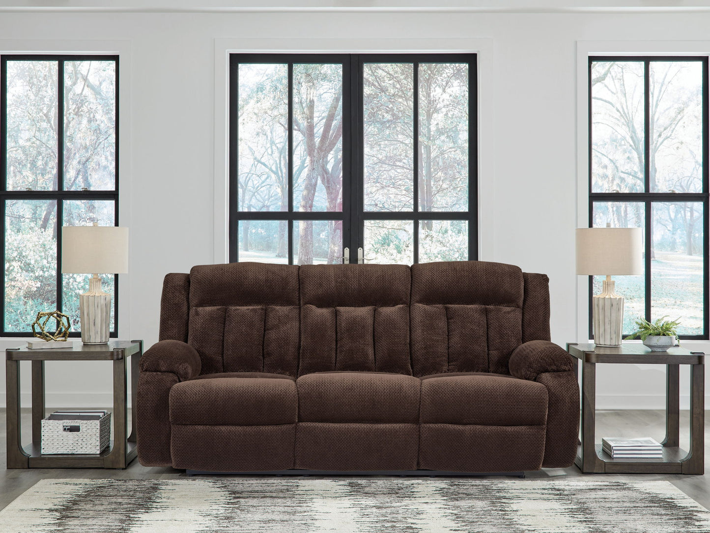Greely Bend - Reclining Power Sofa With Drop Down Table