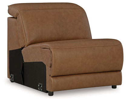 Rally-Up - Armless Chair With Manual Headrest - Caramel