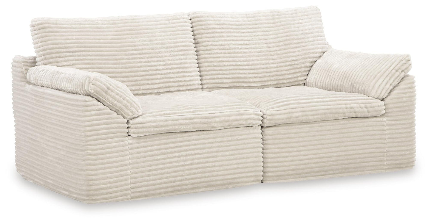 Canefield - LAF / RAF Corner Chair (Set of 2) - Ivory