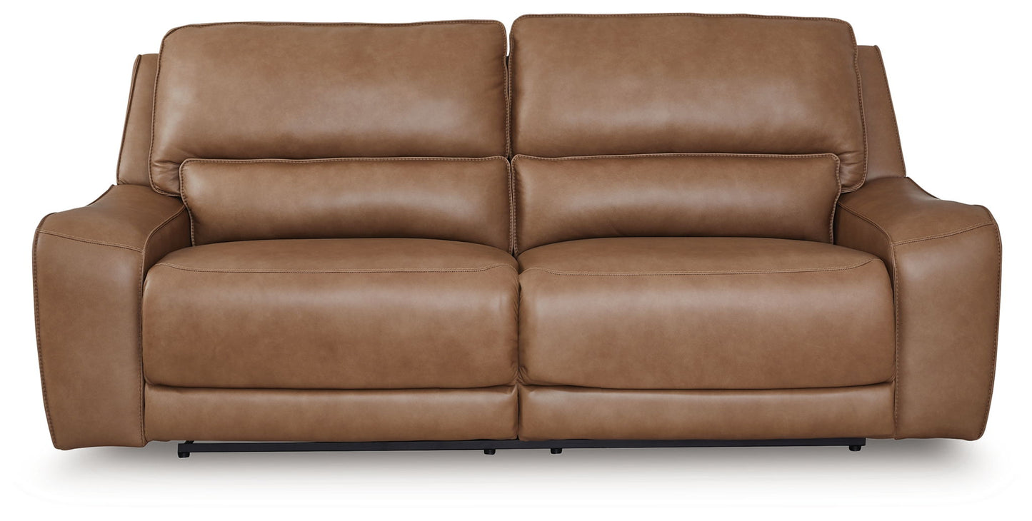 Silverbrooke - 2 Seat Power Reclining Sofa Adjustable Headrest - Caramel