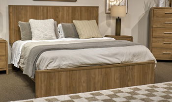 Dovander - Queen Panel Headboard - Warm Natural Brown