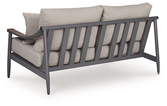 North Island - Loveseat With Cushion - Gray