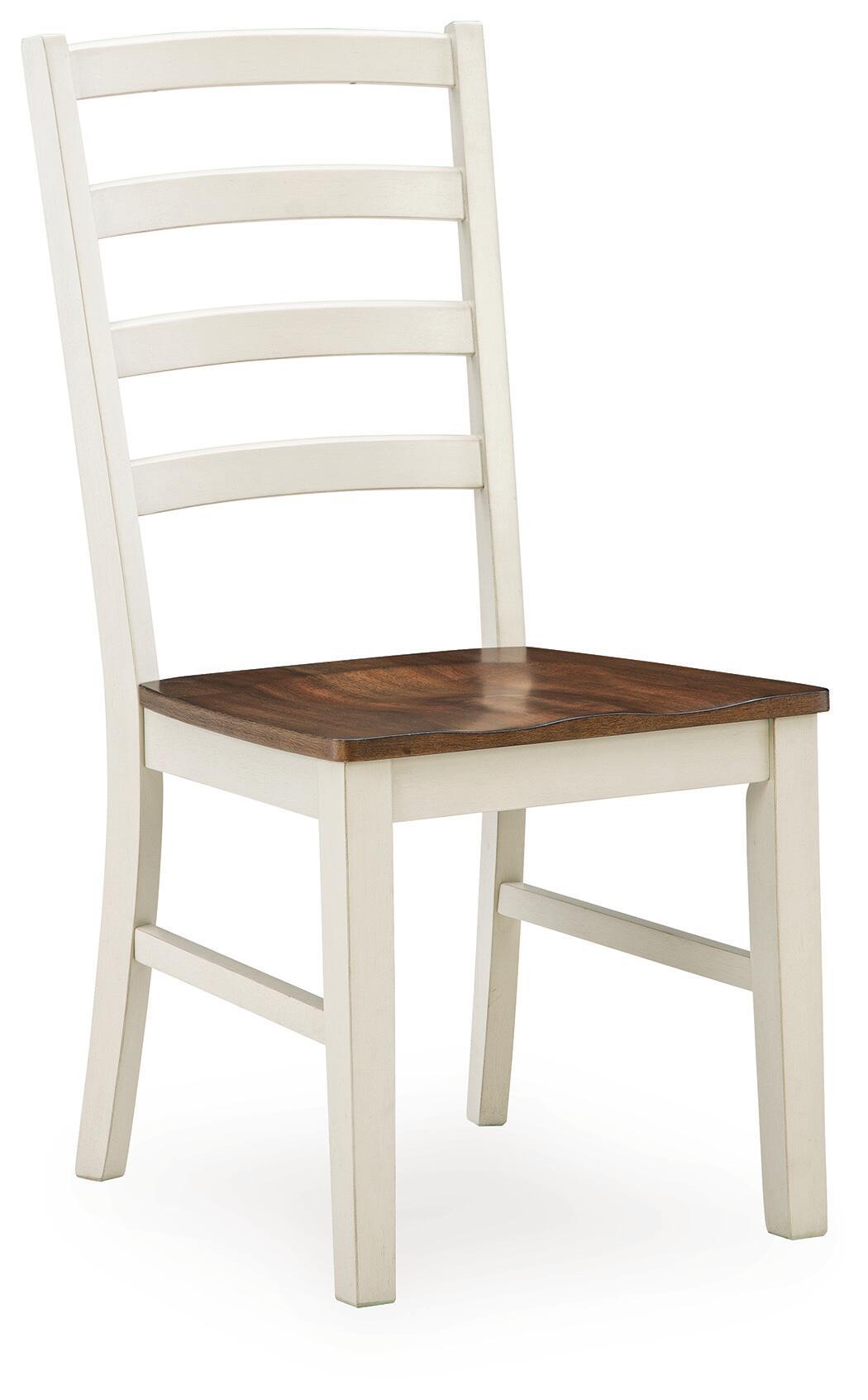 Jendanton - Dining Room Side Chair (Set of 2) - Brown / Antique White