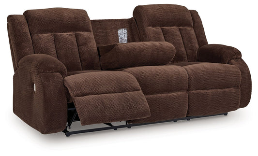 Greely Bend - Reclining Power Sofa With Drop Down Table