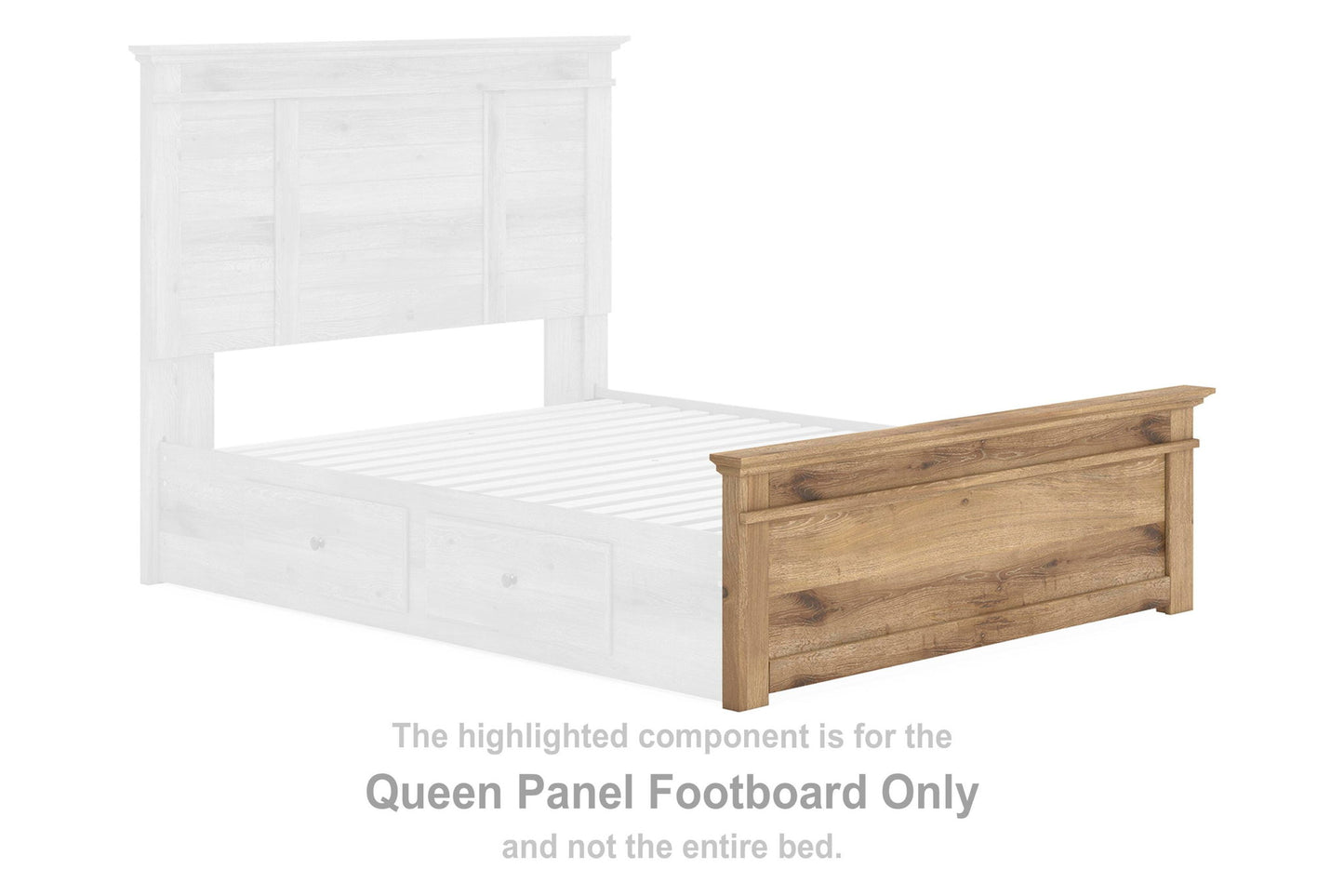 Fenderport - Queen Panel Footboard - Tan