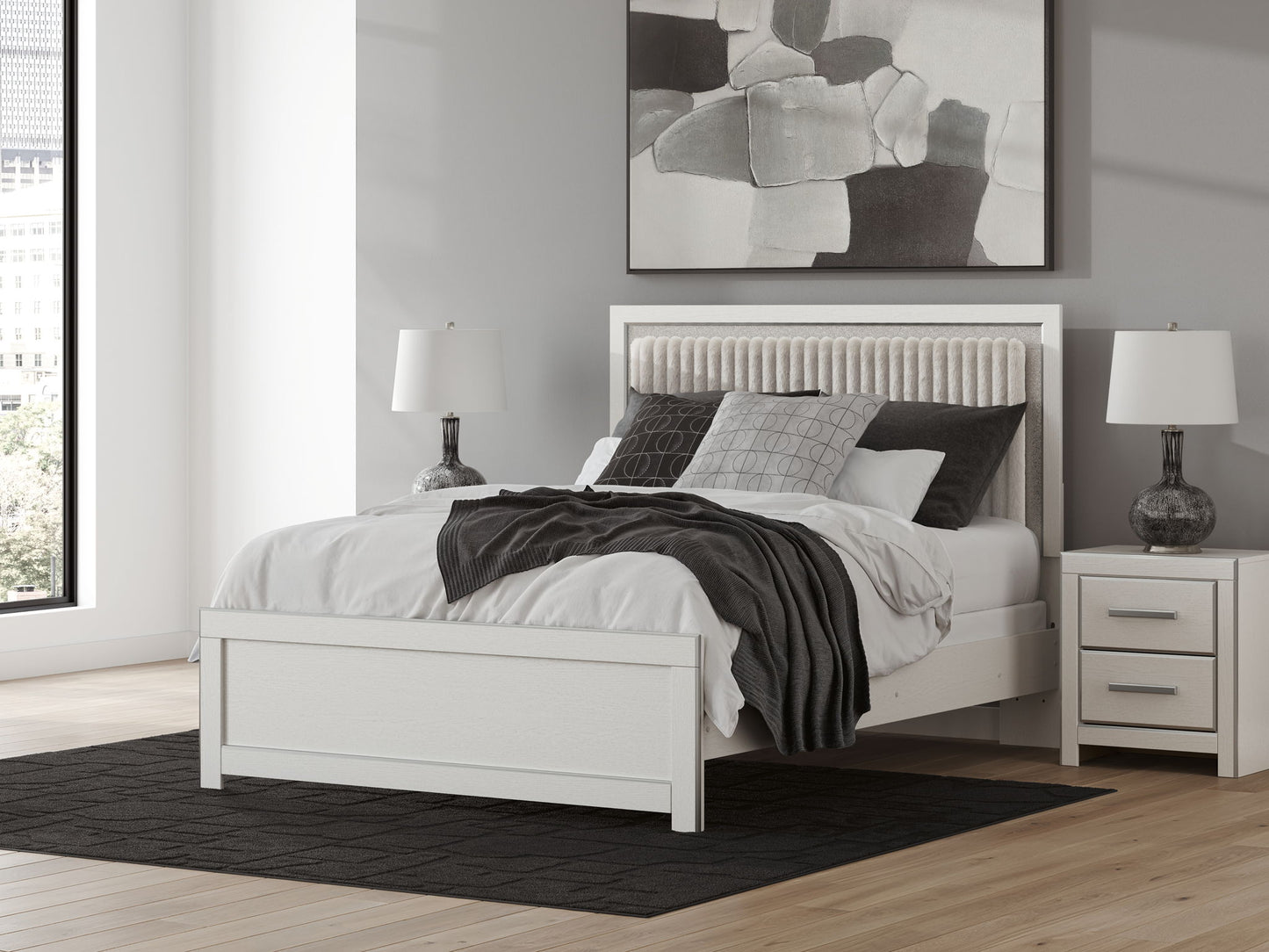 Birmonton - Upholstered Panel Bed