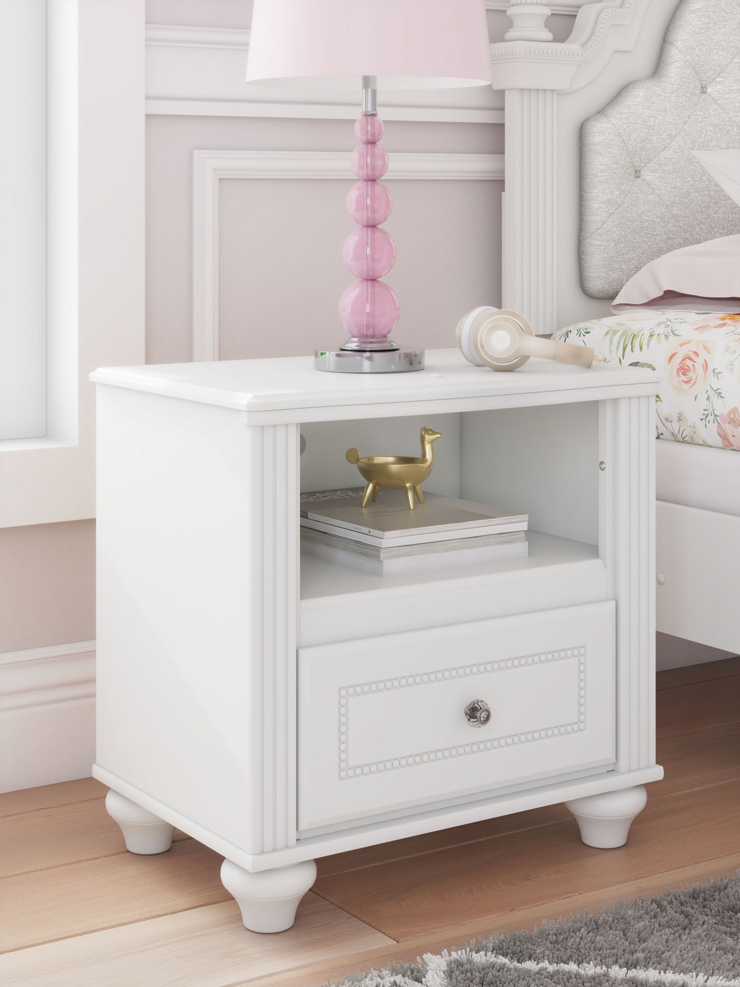 Maylilly - One Drawer Night Stand - White