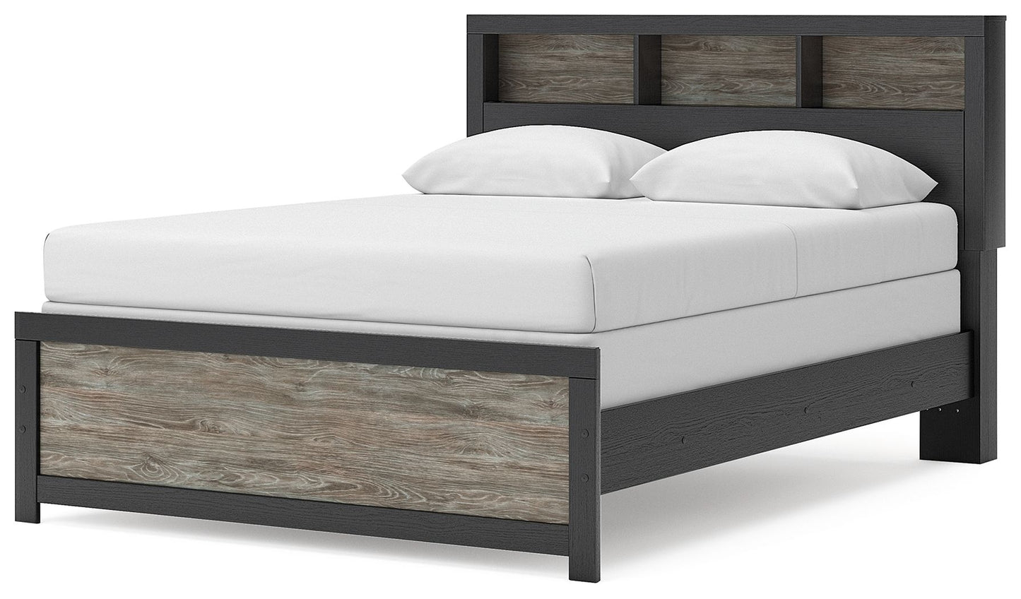 Jonnifer - Lighted Bookcase Panel Bed