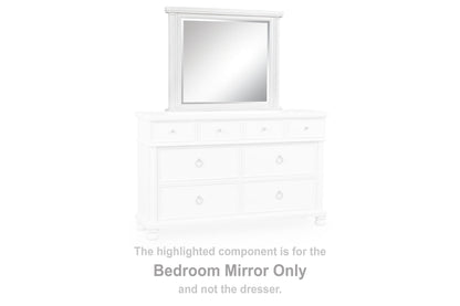 Chadworth - Bedroom Mirror - Antique White