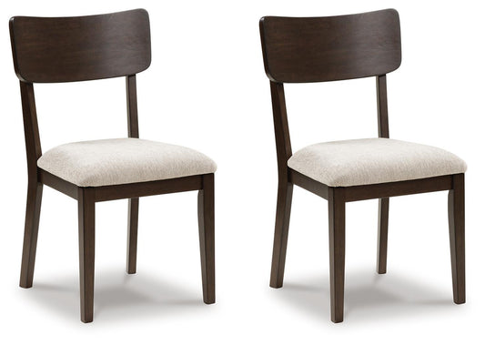 Dantenton - Dining Upholstered Side Chair (Set of 2) - Merlot