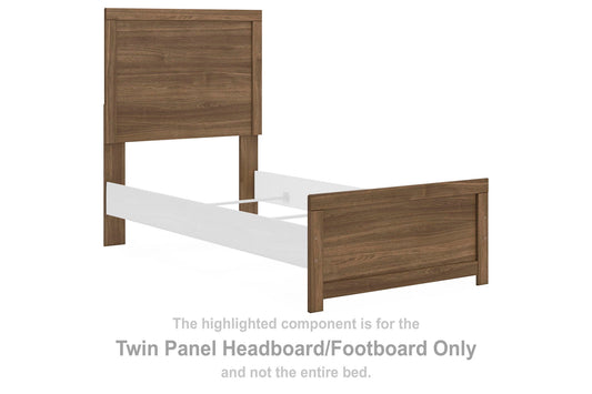 Jonnifer - Twin Panel Headboard/Footboard - Auburn