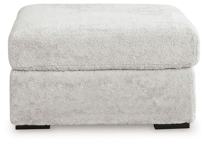 Snodoodle - Oversized Accent Ottoman - Arctic