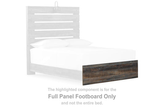 Drystan - Full Panel Footboard - Brown / Beige