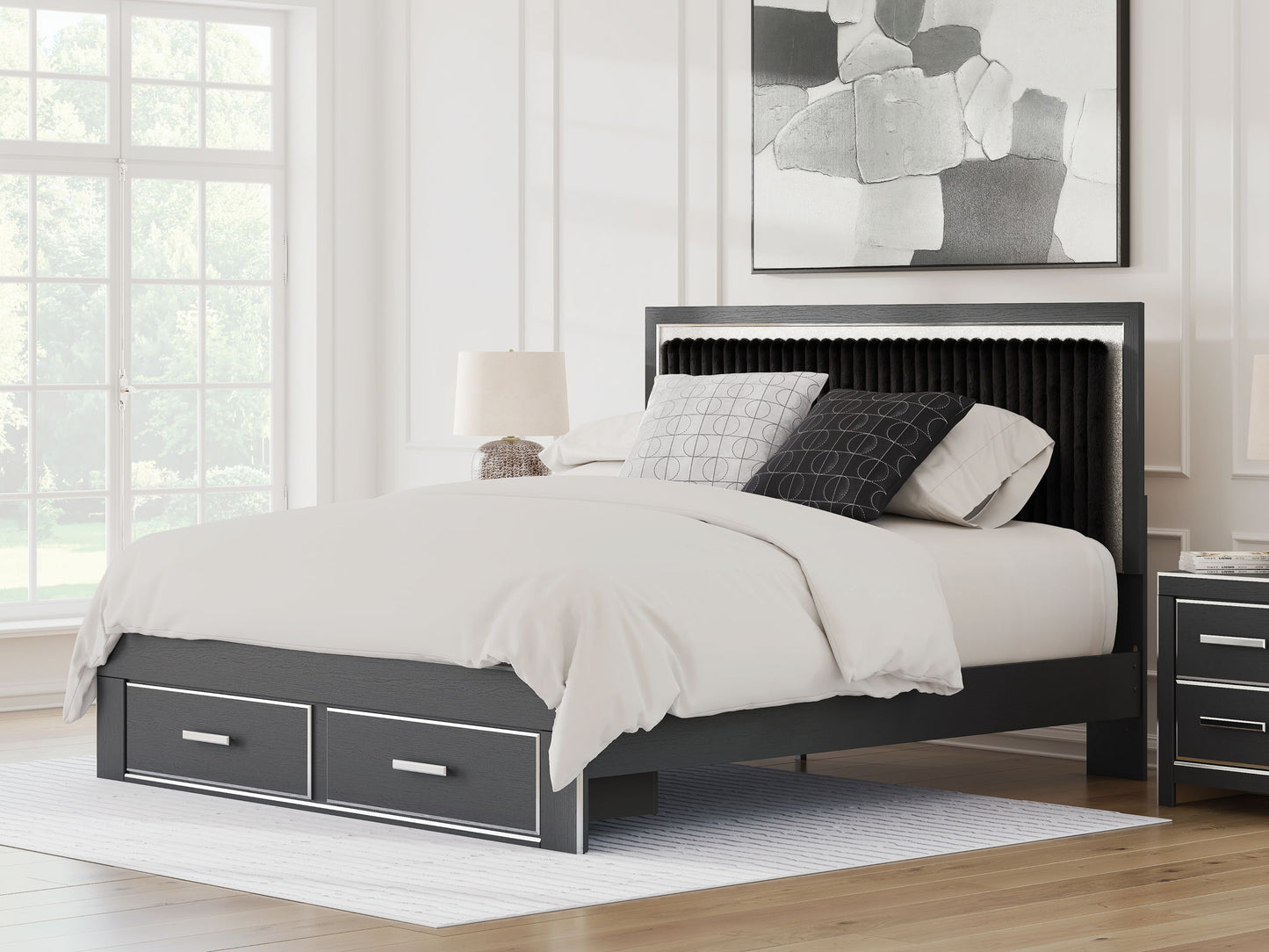 Birmonton - Upholstered Panel Bed