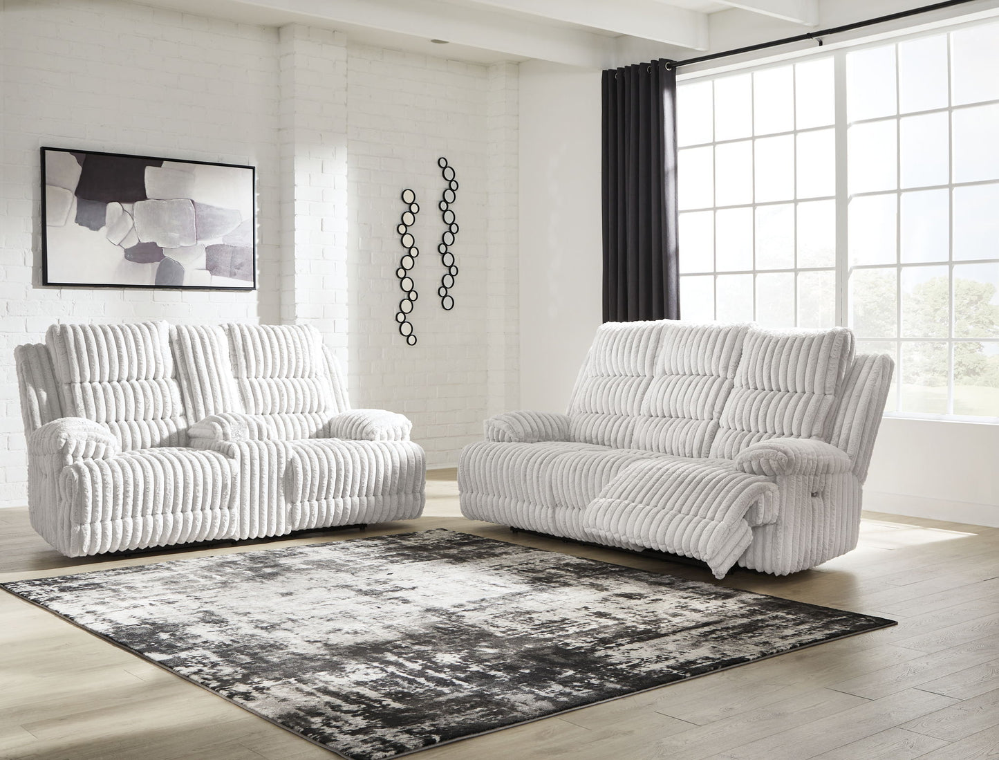 Technique - Reclining Power Sofa Set
