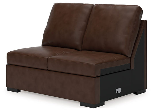 Modern Day - Armless Loveseat - Coffee