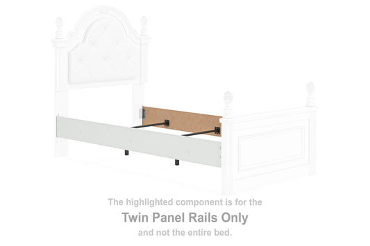 Maylilly - Twin Panel Rails - White