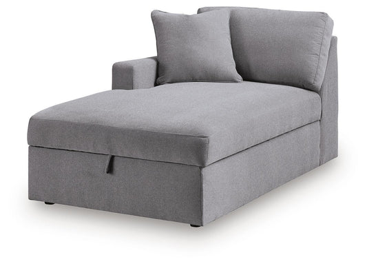 Modmax - LAF Corner Chaise With Storage - Granite