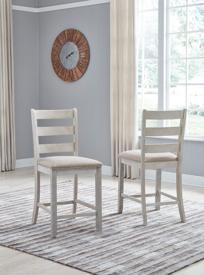 Skempton - Upholstered Barstool (Set of 2) - White