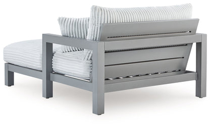 Moonlight View - Chaise Lounge With Cushion - Gray