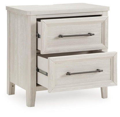 Cressenda - Two Drawer Night Stand - Dove White