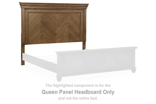 Waynely - Queen Panel Headboard - Medium Brown